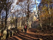 Rifugio Rosalba (1730 m) con Colle Garibaldi (1824 m) in autunnale ad anello il 28 ottobre 2020 - FOTOGALLERY